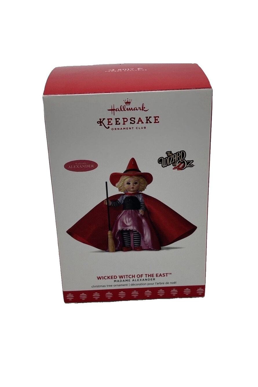 Hallmark Keepsake Ornament Wizard of Oz Wicked Witch Of The East 2017 Madame New